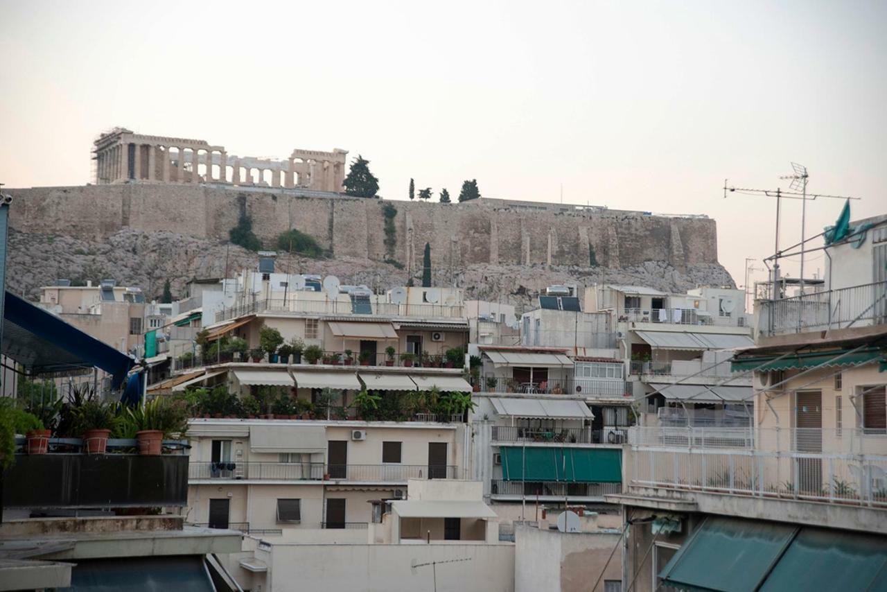 Acropolis View Flat On The 5Th Floor Lägenhet Aten Exteriör bild