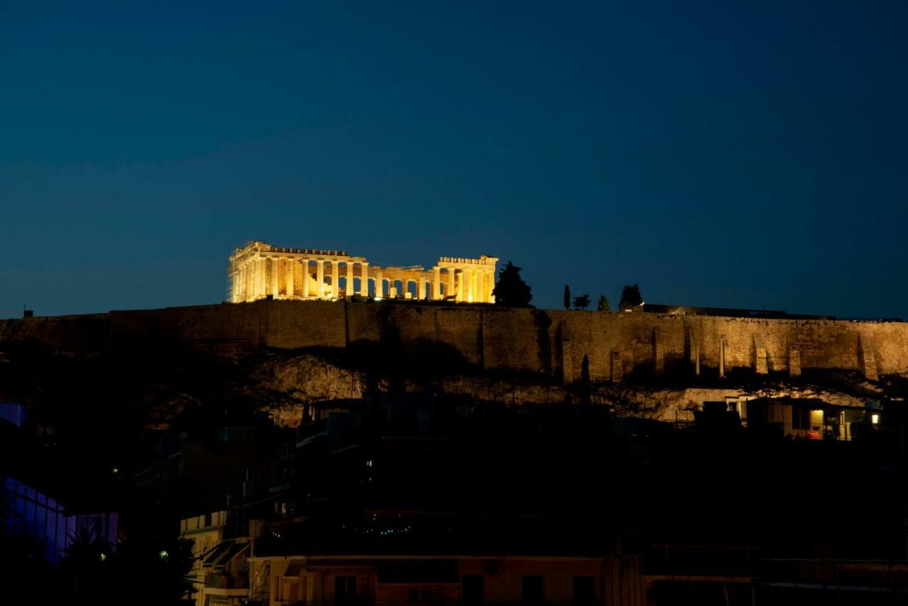 Acropolis View Flat On The 5Th Floor Lägenhet Aten Exteriör bild