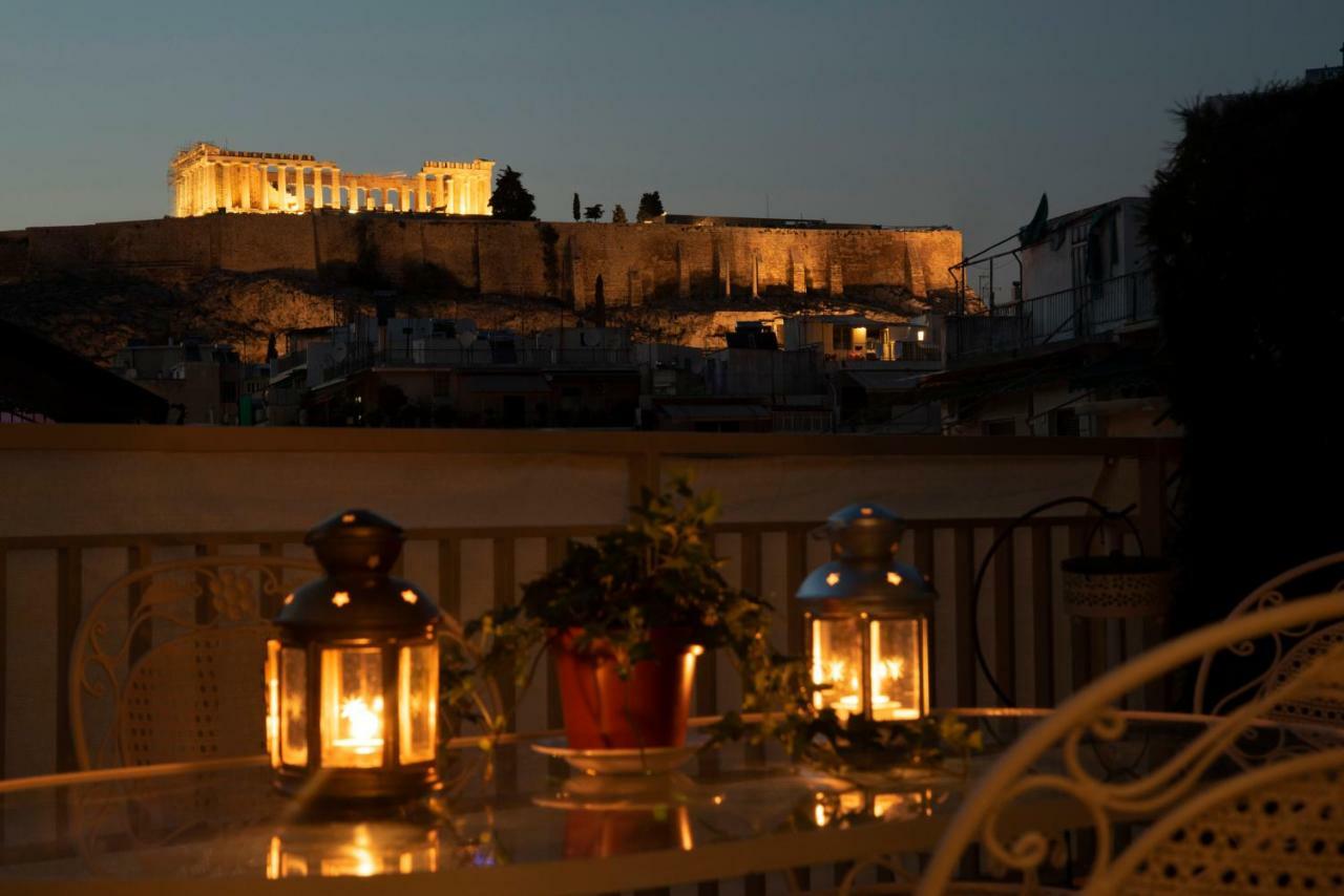 Acropolis View Flat On The 5Th Floor Lägenhet Aten Exteriör bild